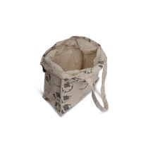 Projekttasche aus recycelter Baumwolle - Handmade