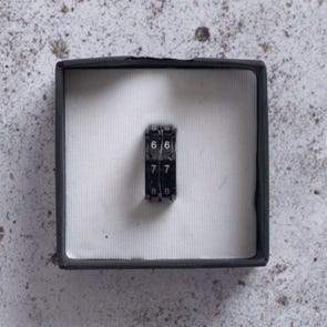 Reihenzähler Ring schwarz (Größe 9 / 19 mm)